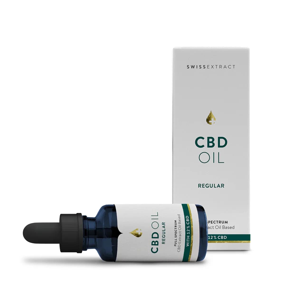 Huile CBD BIO Swissextract 12 pour cent Regular 50ml Suisse