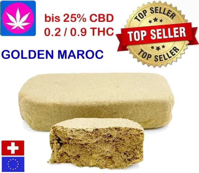 CBD hash Golden Maroc hash
