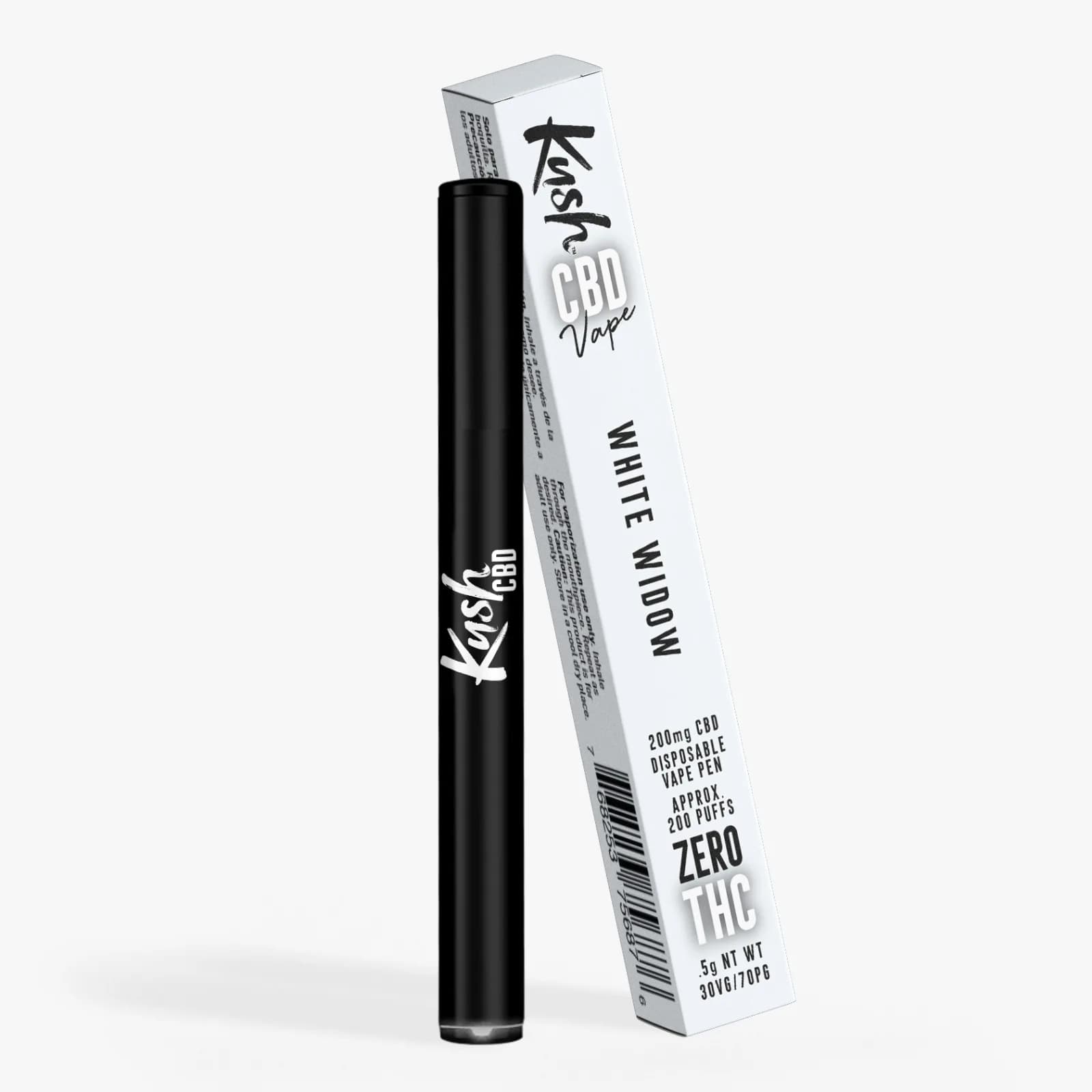 Kush CBD Vape White Widow 200mg disposable vaporizer